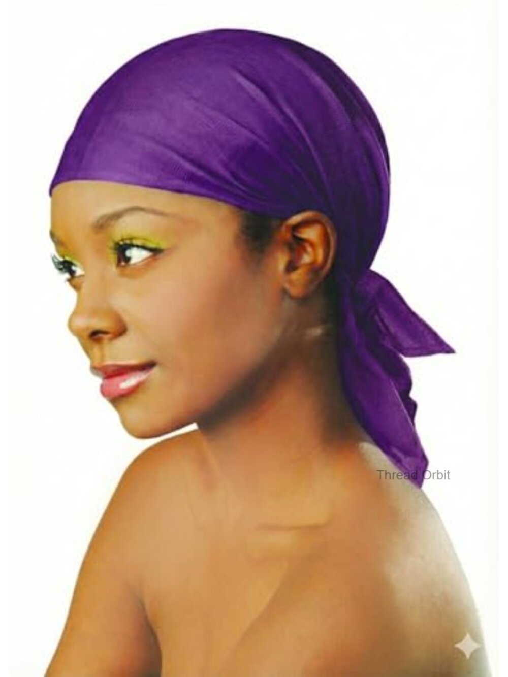 Silky Satin Triangle Scarf Soft Smooth for Night or Day Use